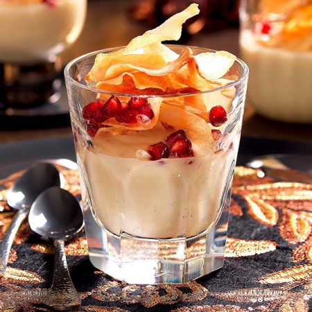 Jerusalem Artichoke Cream with Pomegranate