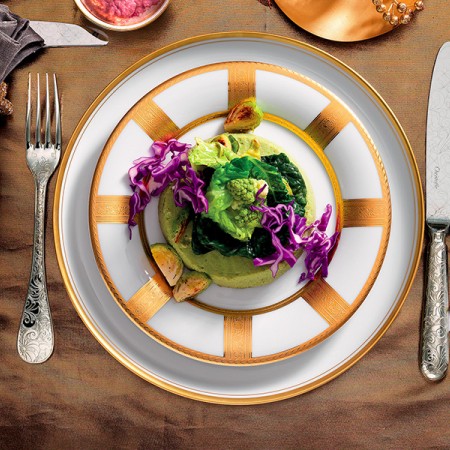 Broccoli and Cabbage Flan Medley