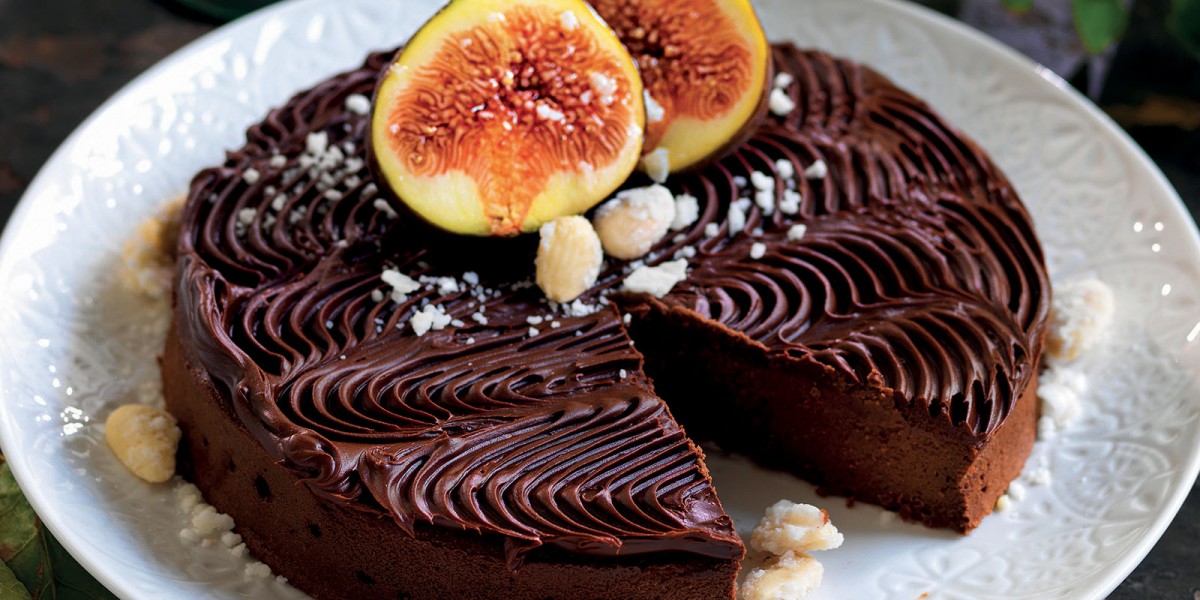 Dark Chocolate Mascarpone Cake-image
