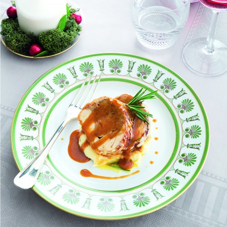 Thigh-Stuffed Capon Breast