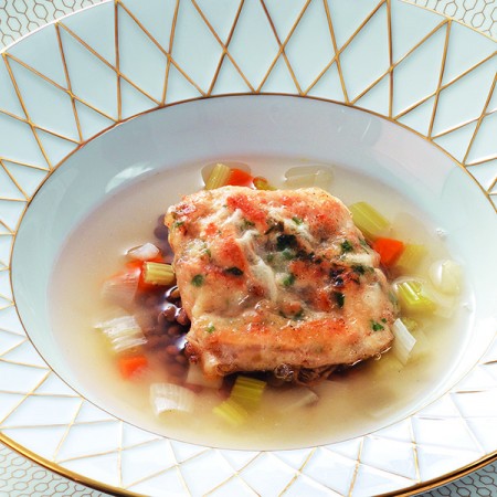 Guinea Fowl Parcels with Sauce