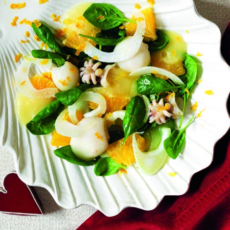 Cuttlefish, Fennel, and Orange Salad