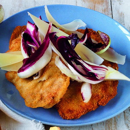 Pork Cutlets with Radicchio