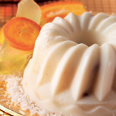 Rice Custard with Raisins and Citron