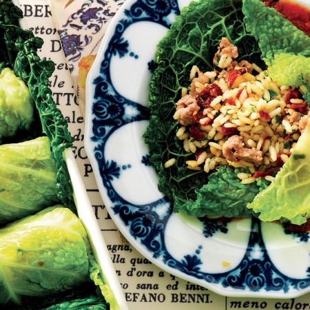 Cabbage Roulades with Sausage