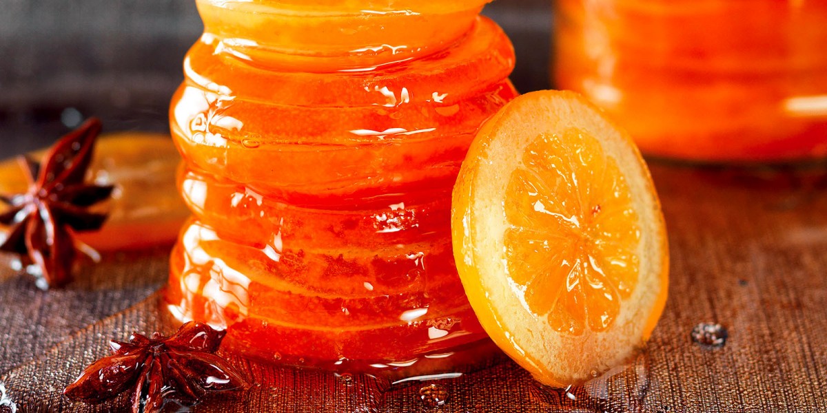 Lemons and Oranges Preserved in Syrup-image