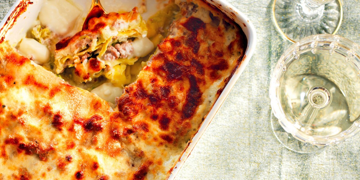 Lasagna with Savoy cabbage and Sausage Ragù Recipe La Cucina Italiana