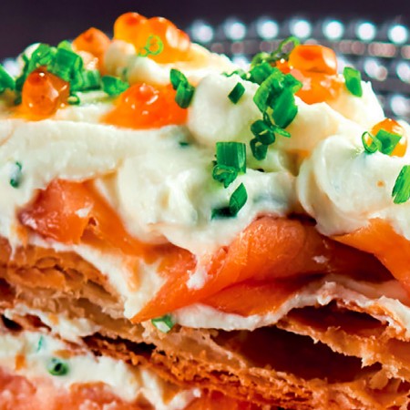 Salmon Millefeuille