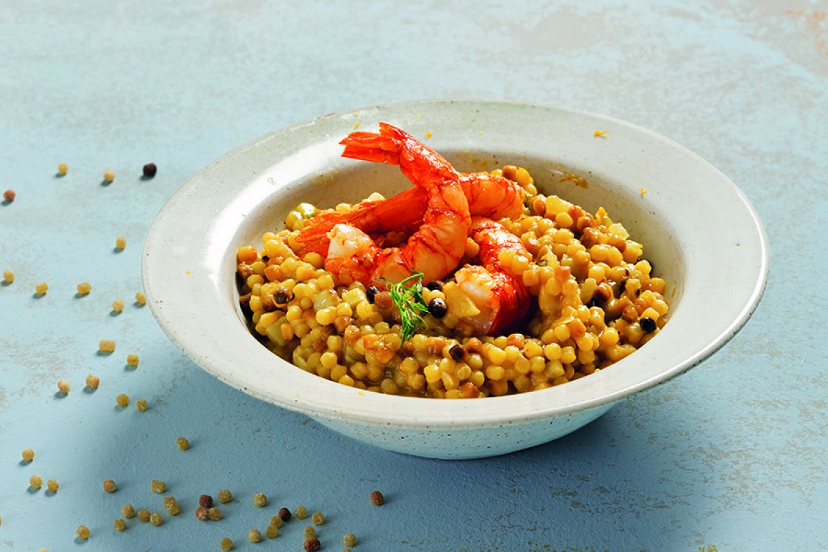 Fregula in Shrimp Broth Recipe La Cucina Italiana
