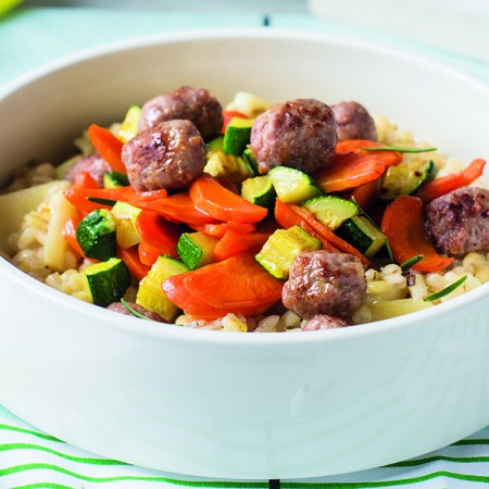Pearl Barley Risotto with Vegetables