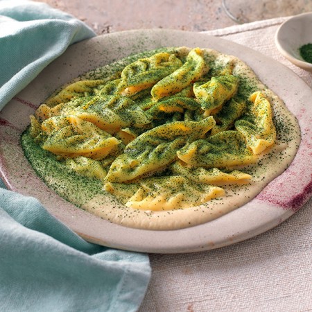 Ricotta Ravioli with Celeriac Cream