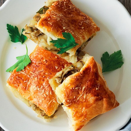 Artichoke and Pecorino Puffs