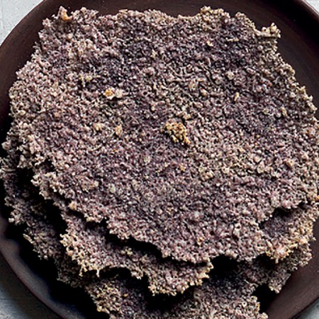 Black Pecorino Cheese Wafers