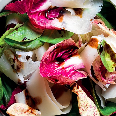 Radicchio and Raspadura Cheese Salad