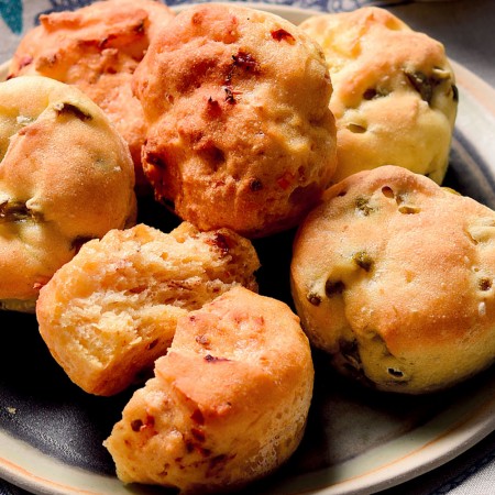 Olive and Cherry Tomato Bread Bites