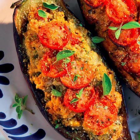 Stuffed Eggplant from Puglia