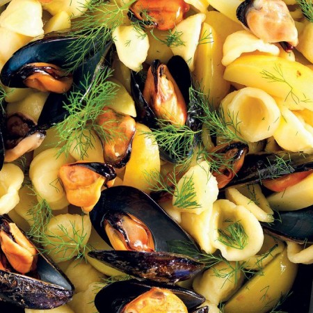 Orecchiette, Potatoes and Mussels