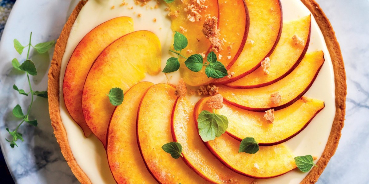 Caramel Mousse & Peach Tart-image