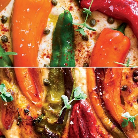 Focaccia with Bell Peppers and Capers