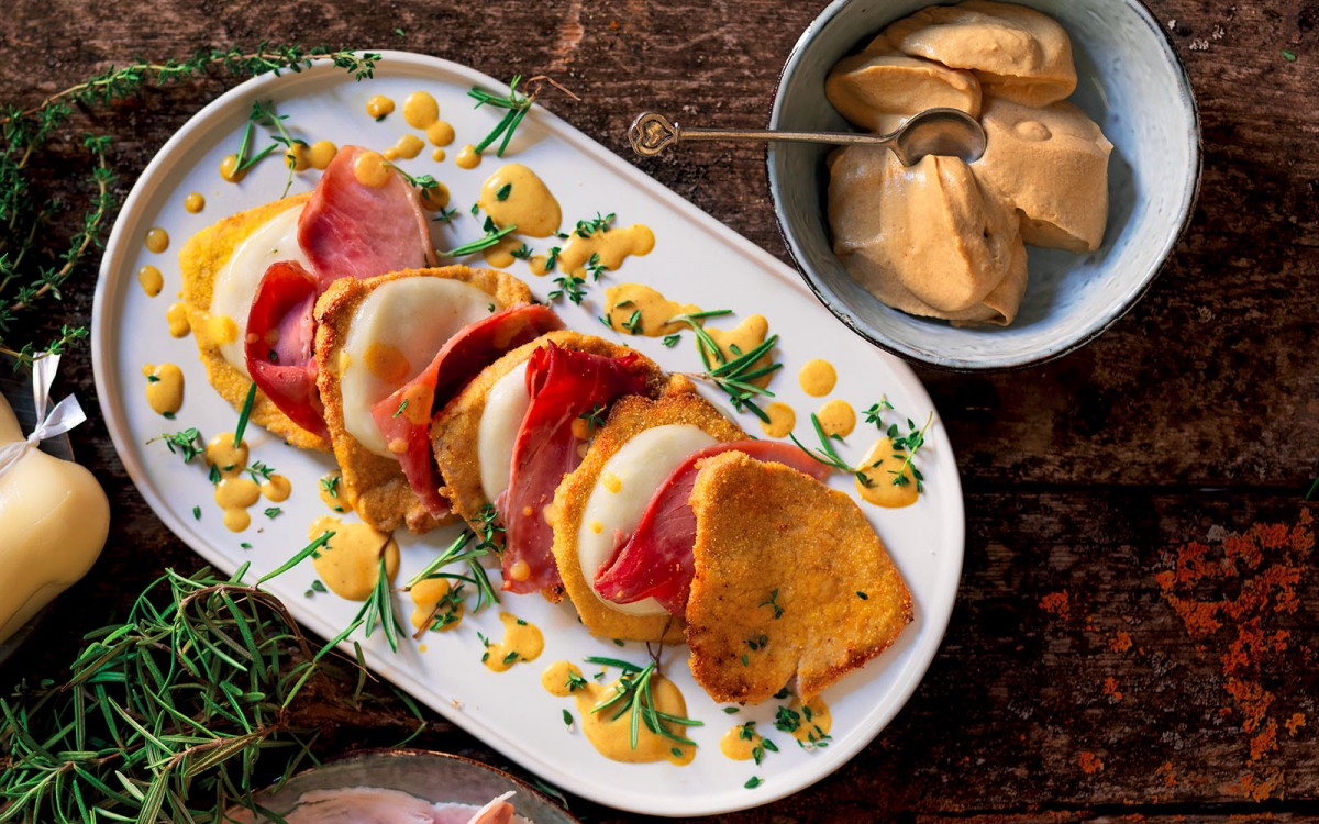 Veal Scaloppine with Prosciutto and Scamorza-image