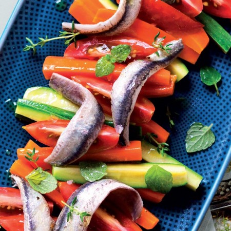Marinated Anchovies With Vegetables