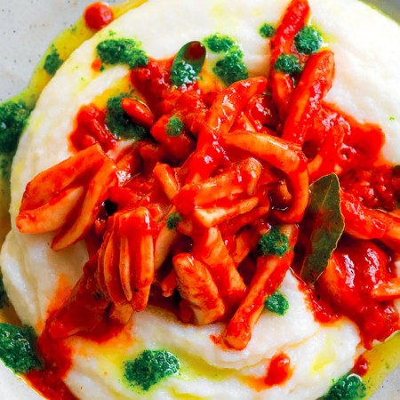 Cuttlefish and Polenta