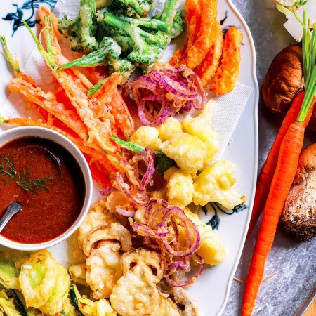 Battered Vegetables Seasoned Italian Style